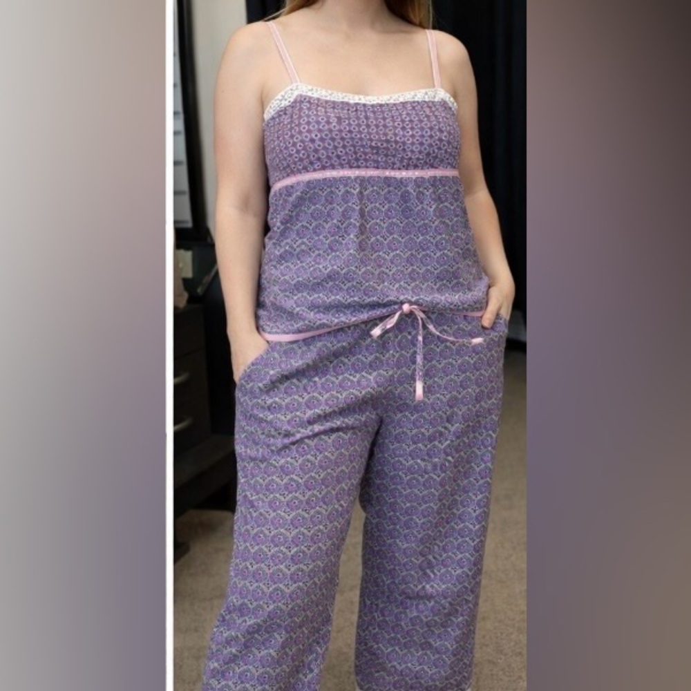 Victoria's Secret Colorful Patterned Pajama Set